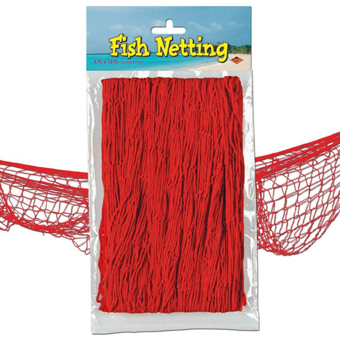 Red Fishing Netting, 12' | 1 ct - Zurchers
