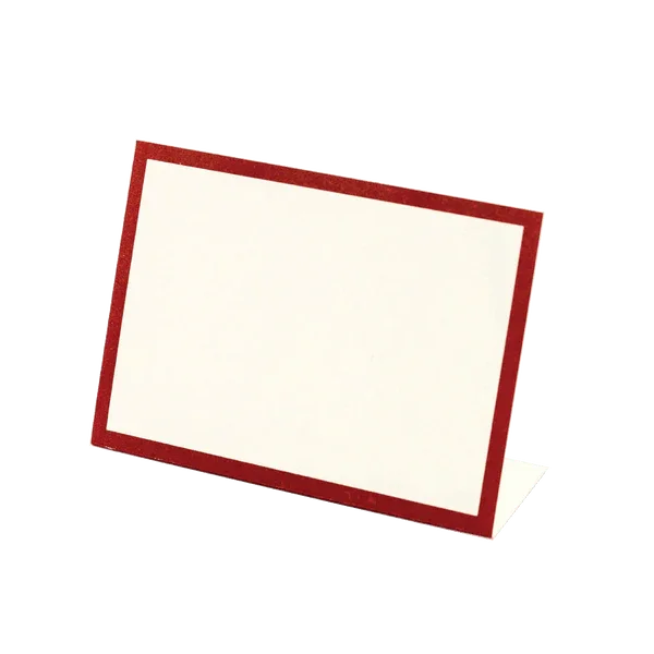 Red Frame Place Card 2.5" x 3.5" | 1ct - Zurchers