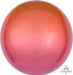 Red/Orange Ombre Orbz Balloon 15" | 1ct - Zurchers