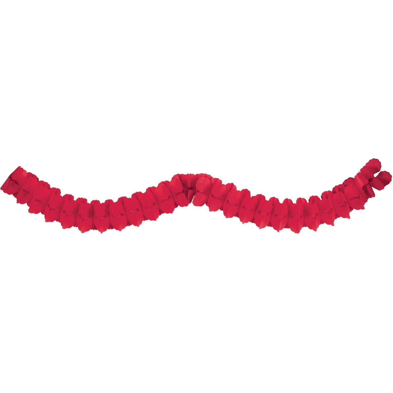 Red Paper Garland 12ft | 1 ct - Zurchers