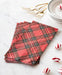 A perfect choice for your traditional holiday gathering. This iconic red plaid will coordinate will your party and serving decor.