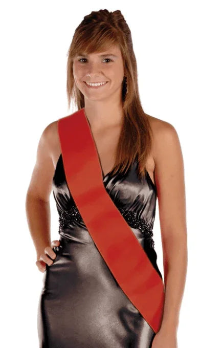 Red Satin Sash | 1ct - Zurchers