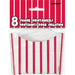 Red Striped Snack Containers | 8 ct - Zurchers
