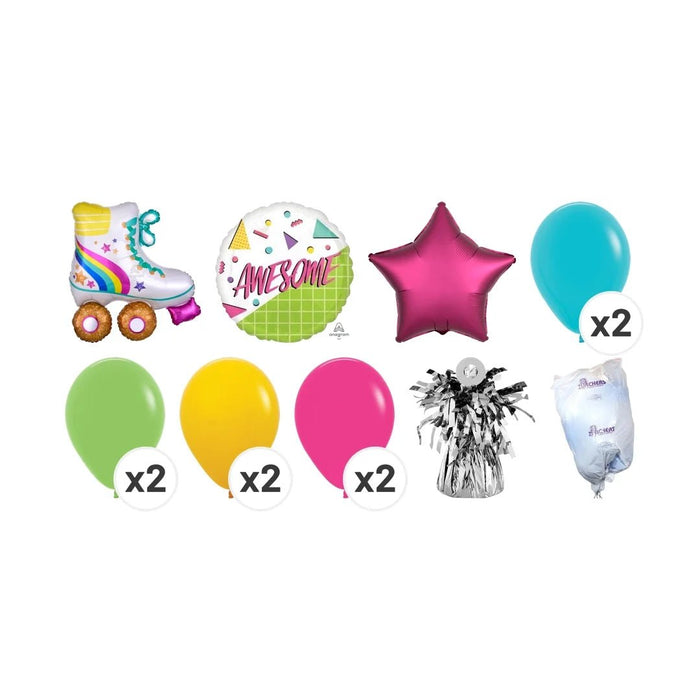 Retro Vibes Balloon Bouquet Items
