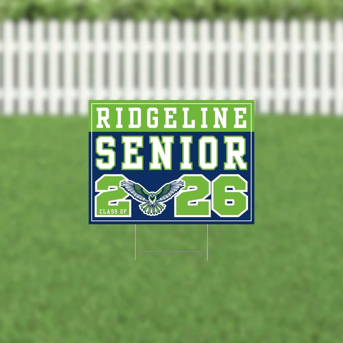 Ridgeline UT 2026 Senior Yard Sign | 1ct - Zurchers