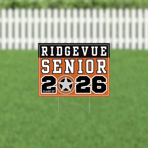 Ridgevue ID 2026 Senior Yard Sign | 1ct - Zurchers