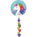 Rainbow Unicorn Airwalker 24"x67" | 1ct - Zurchers