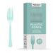 Robin's Egg Blue Heavy Duty Plastic Forks | 20ct - Zurchers