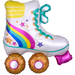 Super Shape Roller Skate Balloon | 1ct - Party Supplies