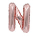 Air Filled Rose Gold Mylar Letter Balloon, 16" | 1 ct - Zurchers