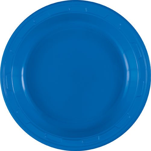 Royal Blue Plastic Plate 7in | 50ct