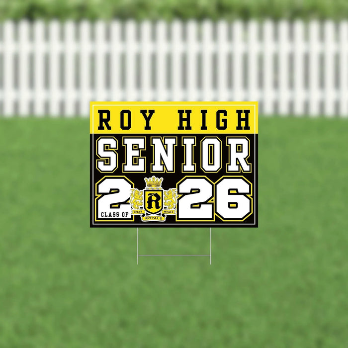 Roy UT 2026 Senior Yard Sign | 1ct - Zurchers