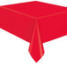 Ruby Red Plastic Table Skirt | 1ct - Zurchers