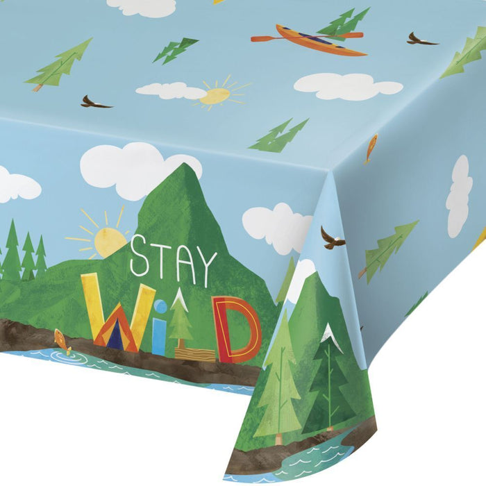 Outdoor Adventure Paper Tablecover | 1ct
