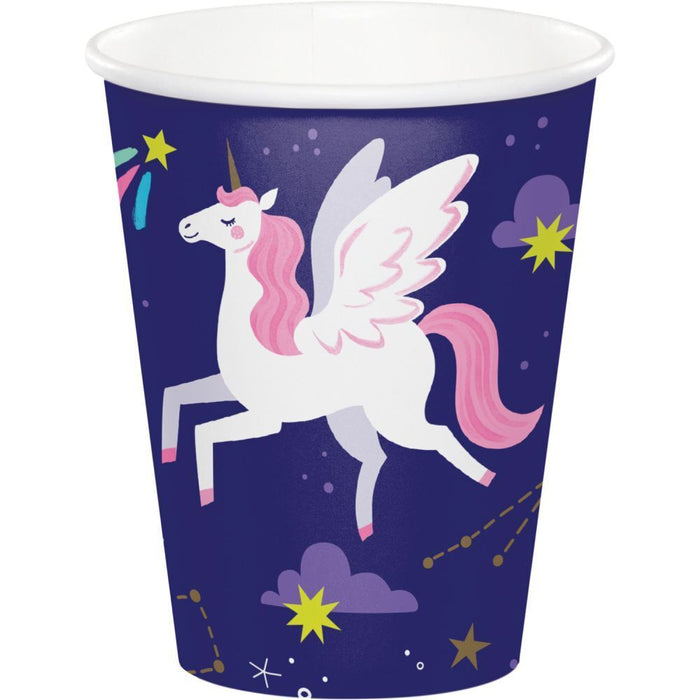 Unicorn Galaxy Paper Cups 9oz | 8ct