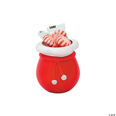 Santa Bag Treat Containers 3" | 12ct - Zurchers