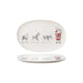 Santa & Reindeer Oval Christmas Serving Platter - Zurchers