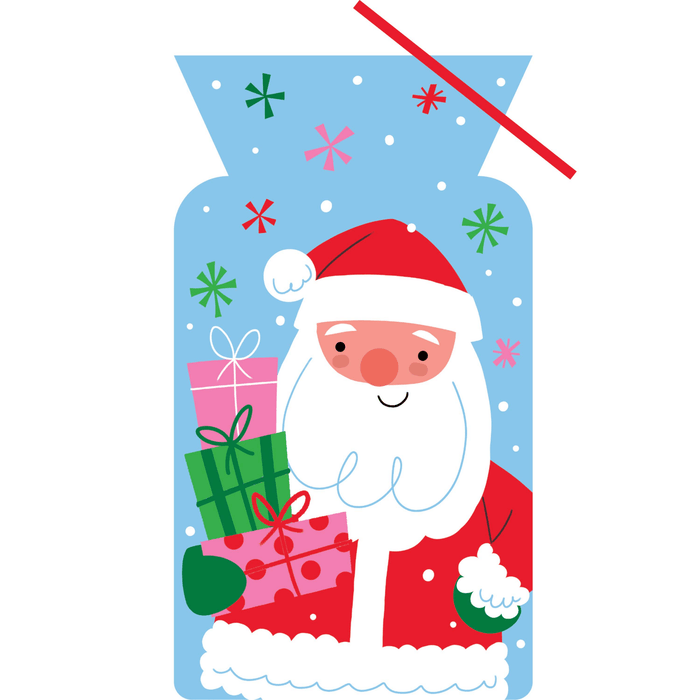 Santa with Presents Treat Bags – 20ct | 1ct - Zurchers