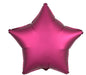 Satin Pomegranate Star Balloon, 18'' | 1 ct - Zurchers