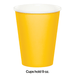School Bus Yellow 9oz Hot/Cold Cups | 24ct - Zurchers