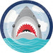 Shark Party Lunch Paper Plates 9" | 8cy - Zurchers