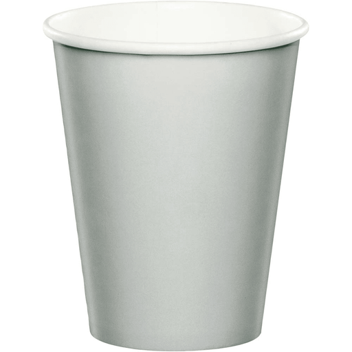 Shimmering Silver 9oz Hot/Cold Cups | 24ct