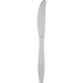 Shimmering Silver Premium Plastic Knives | 24ct - Zurchers