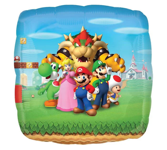 Super Mario Supershape Mylar Balloon 28" | 1ct