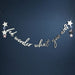 Silver & Blue We Wonder What You Are Banner | 1ct - Zurchers