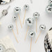 Silver Disco Ball Cake Decorations | 8ct - Zurchers