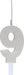 Silver Number 9 Sparkler Candle - Party Supplies