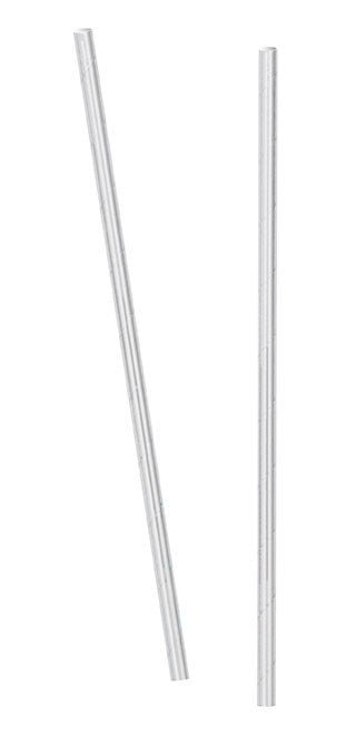 10ct Silver Straw Paper - Party Supplies