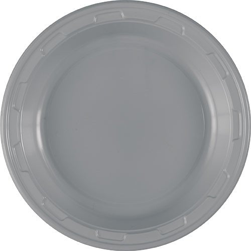 Silver Plastic Plates 7in | 50ct