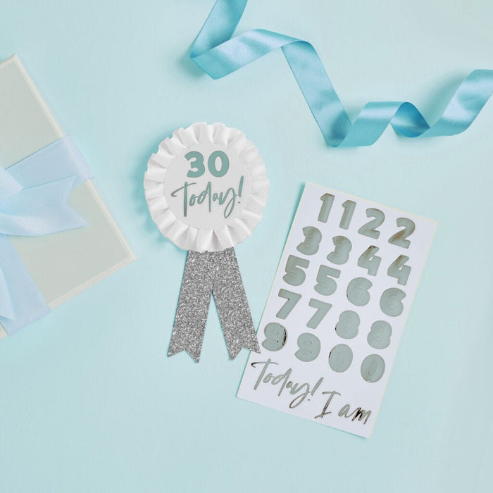 Silver Today I Am Birthday Badge | 1ct - Zurchers