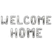 Air Filled Silver Welcome Home Balloon | 1 ct - Zurchers