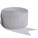 Silver Crepe Paper Streamer | 81' - Zurchers