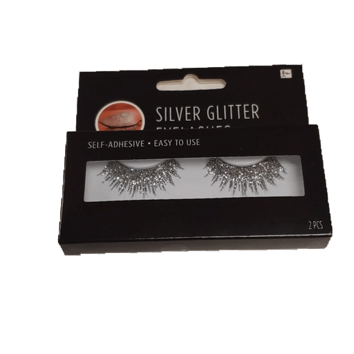Silver Glitter Eyelashes | 1ct - Zurchers
