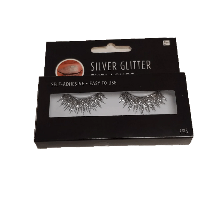 Silver Glitter Eyelashes | 1ct - Zurchers