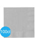 Silver Lunch Napkins | 100ct - Zurchers