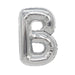 Air Filled Silver Mylar Letter Balloon, 16" | 1 ct - Zurchers