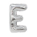 Air Filled Silver Mylar Letter Balloon, 16" | 1 ct - Zurchers