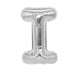 Air Filled Silver Mylar Letter Balloon, 16" | 1 ct - Zurchers