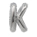 Air Filled Silver Mylar Letter Balloon, 16" | 1 ct - Zurchers
