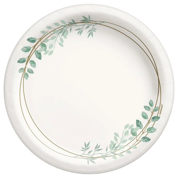 Simply Thankful Paper Dinner Plates, 10" | 20 ct - Zurchers