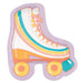 7in Shaped Plates Roller Skate Retro - Party Supplies
