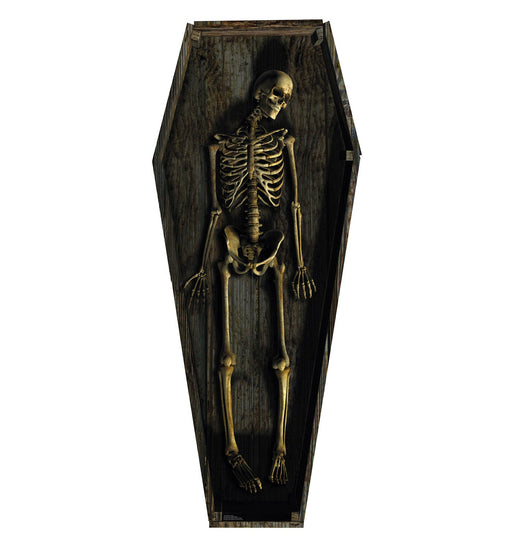 Skeleton Casket Lifesize Standup *Made to order - please allow 10 - 14 days for processing* - Zurchers