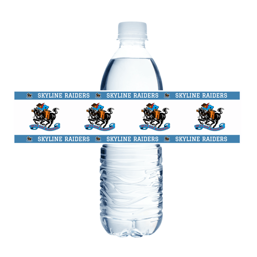 Skyline TX Waterbottle Label 8.5x2" | 24ct