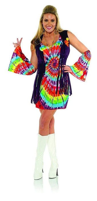 60s Tie Dye Dress Costume Small | 1ct - Zurchers