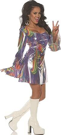 70s Holographic Mini Dress Costume Small | 1ct - Zurchers