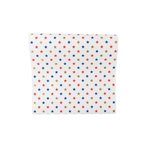 Small Multi Stars Paper Table Runner 10' | 1 ct - Zurchers